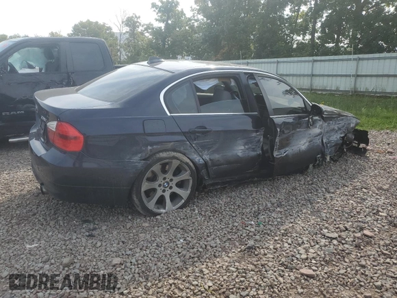2008 BMW 3 Series 335i with VIN WBAVB77518NH79742, listed as a Copart auction lot 70930754 with 96,999 mi miles and Salvage Title. Bid and sale history available at carsss.com. Image 3.