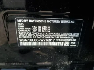 2023 BMW 5 Series 540i xDrive with VIN WBA73BJ05PWY16917, listed as a Copart auction lot 66885104 with 13,421 mi miles and Salvage Title. Bid and sale history available at carsss.com. Image 12.