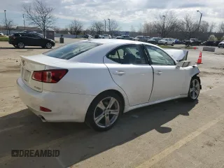 2012 Lexus IS 250 with VIN JTHBF5C21C5183674, listed as a Copart auction lot 50504705 with 80,893 mi miles and Salvage Title. Bid and sale history available at DreamBid. Image 3.
