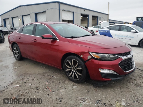 2020 Chevrolet Malibu RS with VIN 1G1ZG5ST7LF045714, listed as a Copart auction lot 51187895 with 134,180 mi miles and Clean Title. Bid and sale history available at DreamBid. Image 4.