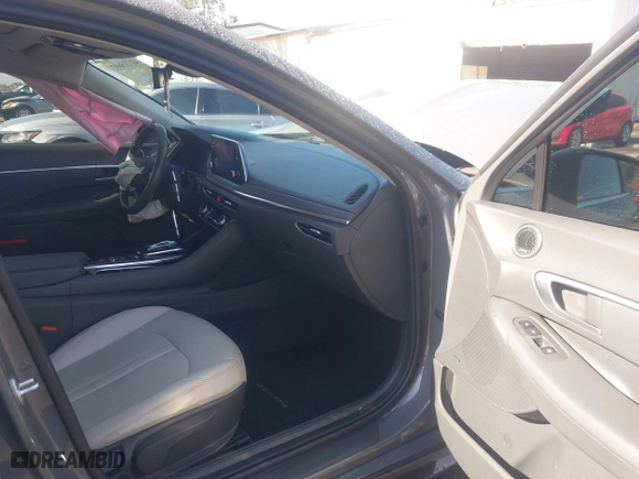 2020 Hyundai Sonata SEL with VIN 5NPEF4JA9LH043973, listed as a IAAI auction lot 41733602 with 56,972 mi miles. Bid and sale history available at carsss.com. Image 5.