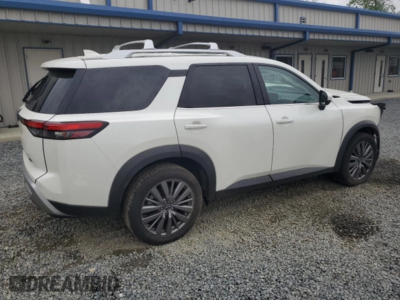 2023 Nissan Pathfinder SL with VIN 5N1DR3CB6PC203078, listed as a Copart auction lot 52146575 with 43,014 mi miles and Salvage title. Bid and sale history available at DreamBid. Image 3.