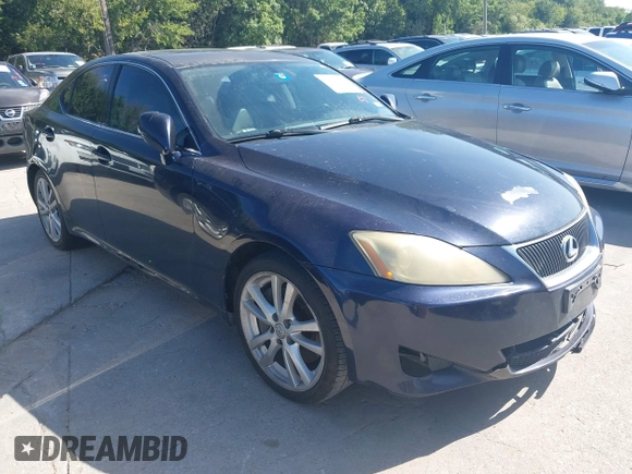 2007 Lexus IS 350 with VIN JTHBE262875013959, listed as a IAAI auction lot 42805045 with 230,765 mi miles and . Bid and sale history available at DreamBid. Image 1.