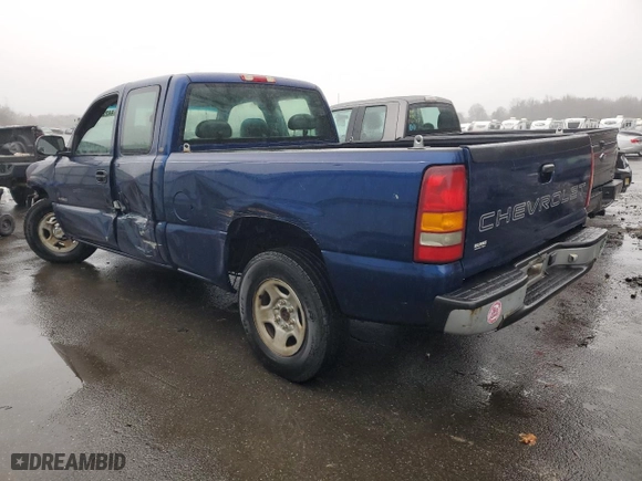 2001 Chevrolet Silverado 1500 with VIN 2GCEC19W911357533, listed as a Copart auction lot 44224455 with 112,421 mi miles and Salvage Title. Bid and sale history available at carsss.com. Image 2.