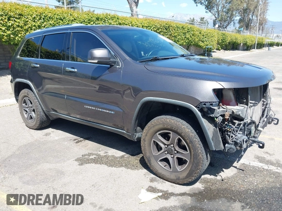 2014 Jeep Grand Cherokee Limited with VIN 1C4RJFBG5EC416620, listed as a IAAI auction lot 41967813 with 161,388 mi miles and . Bid and sale history available at DreamBid. Image 1.