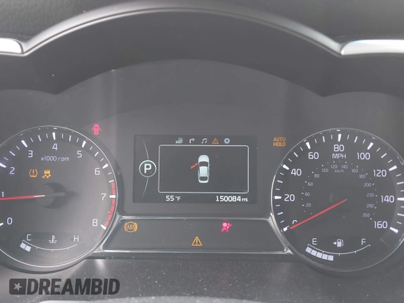 2015 Kia Optima SX Turbo with VIN 5XXGR4A69FG361006, listed as a IAAI auction lot 41870382 with 150,084 mi miles. Bid and sale history available at carsss.com. Image 7.