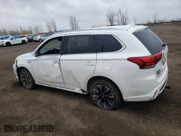 2018 Mitsubishi Outlander SEL with VIN JA4J24A54JZ620762, listed as a Copart auction lot 53100985 with 137,096 mi miles and Salvage title. Bid and sale history available at DreamBid. Image 2.