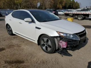 2013 Kia Optima Hybrid LX with VIN KNAGM4AD5D5040544, listed as a Copart auction lot 76875394 with 233,185 mi miles and Salvage Title. Bid and sale history available at carsss.com. Image 4.