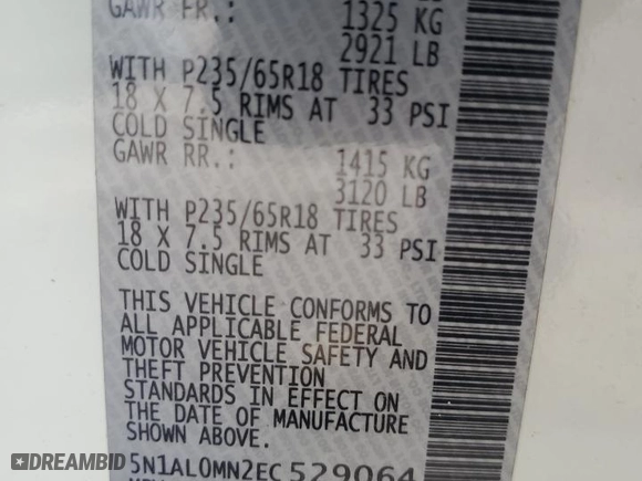 2014 Infiniti QX60 with VIN 5N1AL0MN2EC529064, listed as a Copart auction lot 47626745 with 148,573 mi miles and Salvage Title. Bid and sale history available at carsss.com. Image 13.