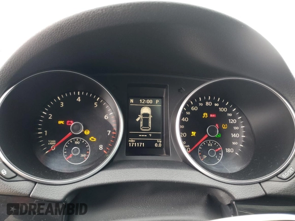 2010 Volkswagen GTI with VIN WVWHV7AJ7AW248460, listed as a Copart auction lot 42579045 with 171,171 mi miles and Salvage Title. Bid and sale history available at carsss.com. Image 9.