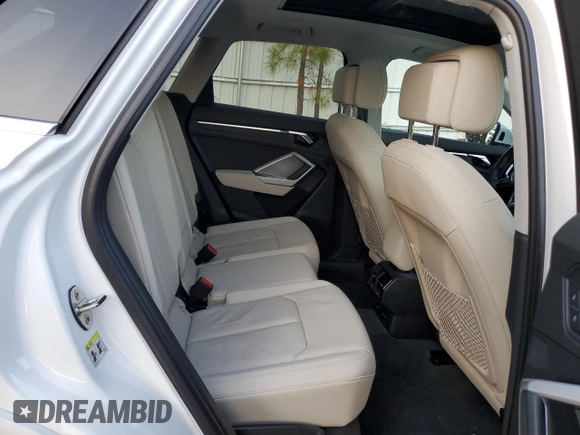 2020 Audi Q3 Premium with VIN WA1AECF38L1011684, listed as a Copart auction lot 36844563 with 70,503 mi miles. Bid and sale history available at carsss.com. Image 10.