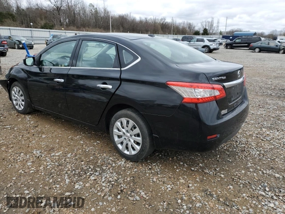 2015 Nissan Sentra SV with VIN 3N1AB7APXFL643408, listed as a Copart auction lot 47801415 with 154,392 mi miles and Salvage Title. Bid and sale history available at carsss.com. Image 2.