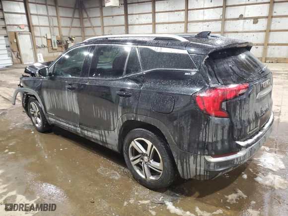 2018 GMC Terrain SLT with VIN 3GKALVEV9JL351141, listed as a Copart auction lot 89110435 with 120,836 mi miles and Salvage Title. Bid and sale history available at carsss.com. Image 2.