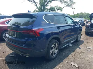 2021 Hyundai Santa Fe SE with VIN 5NMS1DAJXMH344025, listed as a IAAI auction lot 42477124 with 17,129 mi miles and . Bid and sale history available at DreamBid. Image 4.