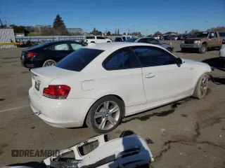 2009 BMW 1 Series 128i with VIN WBAUP73559VK76054, listed as a Copart auction lot 41538195 with Not Provided miles and Salvage Title. Bid and sale history available at carsss.com. Image 3.