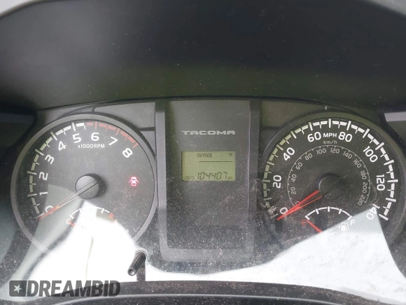 2017 Toyota Tacoma SR with VIN 5TFAX5GN6HX083614, listed as a IAAI auction lot 42314254 with 104,407 mi miles and . Bid and sale history available at DreamBid. Image 7.