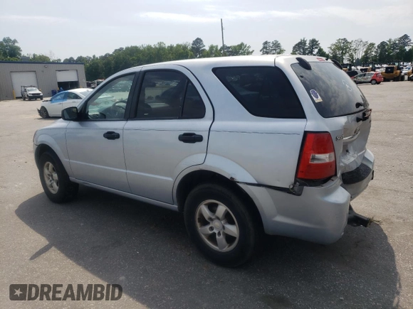 2007 Kia Sorento LX z VIN KNDJD736475691337, wystawiony jako Copart lot #57889615 z przebiegiem 279 716 mil mil oraz Szkoda całkowita • Salvage title. Historia ofert i sprzedaży dostępna na DreamBid. Obrazek 2.