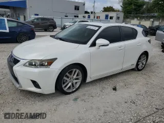 2015 Lexus CT 200h Hybrid with VIN JTHKD5BH9F2226272, listed as a Copart auction lot 51577315 with 129,244 mi miles and Salvage Title. Bid and sale history available at carsss.com. Image 1.