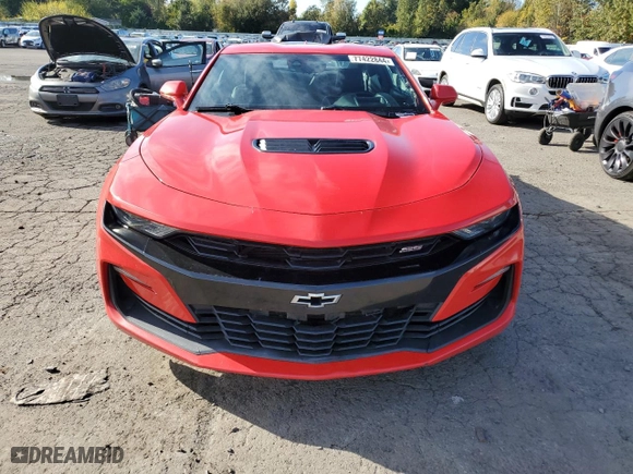 2019 Chevrolet Camaro 2SS with VIN 1G1FH1R79K0107097, listed as a Copart auction lot 77422844 with 43861 miles and Salvage Title. Bid and sale history available at carsss.com. Image 5.