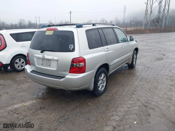 2006 Toyota Highlander w/3rd Row with VIN JTEEP21A160154175, listed as a IAAI auction lot 41505333 with 164,564 mi miles. Bid and sale history available at carsss.com. Image 4.