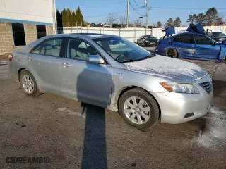 2007 Toyota Camry Hybrid with VIN JTNBB46K873014090, listed as a Copart auction lot 88959075 with 91,417 mi miles and Salvage Title. Bid and sale history available at carsss.com. Image 4.