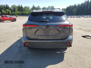 2022 Toyota Highlander XLE with VIN 5TDGZRBH3NS594857, listed as a Copart auction lot 57678895 with 21,899 mi miles and Salvage title. Bid and sale history available at DreamBid. Image 6.