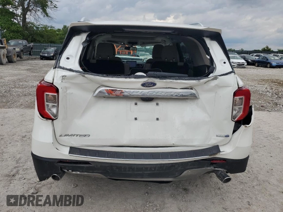 2020 Ford Explorer Limited z VIN 1FMSK8FH5LGB55939, wystawiony jako Copart lot #58589535 z przebiegiem 58 512 mil mil oraz Szkoda całkowita • Salvage title. Historia ofert i sprzedaży dostępna na DreamBid. Obrazek 6.