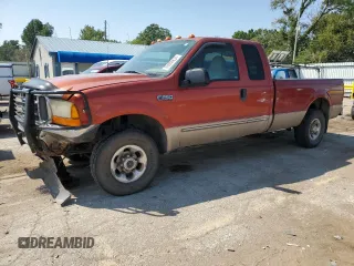 1999 Ford Super Duty F-250 XL with VIN 1FTNX21SXXEE40026, listed as a Copart auction lot 69888634 with 215,535 mi miles and Salvage Title. Bid and sale history available at carsss.com. Image 1.