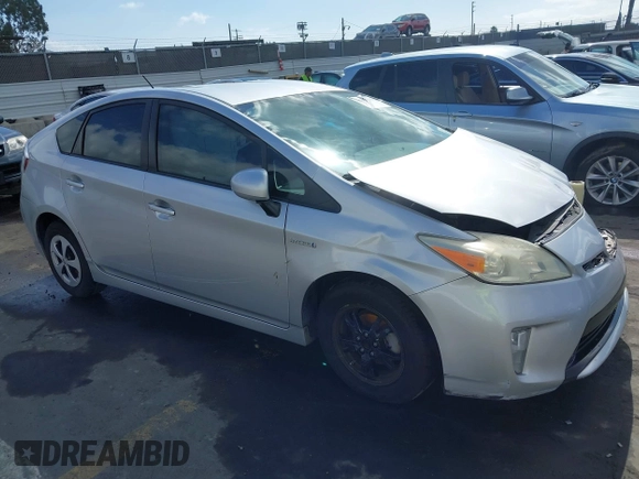2013 Toyota Prius One with VIN JTDKN3DU1D1730931, listed as a IAAI auction lot 41549315 with 162,741 mi miles. Bid and sale history available at carsss.com. Image 1.