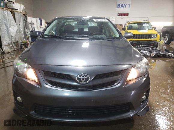 2012 Toyota Corolla L with VIN 2T1BU4EE8CC756338, listed as a Copart auction lot 46357755 with 156,496 mi miles and Salvage Title. Bid and sale history available at carsss.com. Image 5.