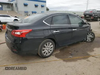 2017 Nissan Sentra S with VIN 3N1AB7AP8HY240954, listed as a Copart auction lot 45765415 with 146,459 mi miles and Salvage Title. Bid and sale history available at DreamBid. Image 3.