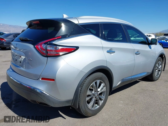 2018 Nissan Murano S z VIN 5N1AZ2MG7JN197584, wystawiony jako IAAI lot #41635520 z przebiegiem 56 931 mil mil oraz . Historia ofert i sprzedaży dostępna na DreamBid. Obrazek 4.