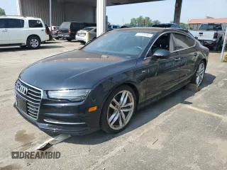 2016 Audi A7 3.0 Premium Plus with VIN WAUWGAFC8GN155628, listed as a Copart auction lot 61131443 with 71,918 mi miles. Bid and sale history available at carsss.com. Image 1.