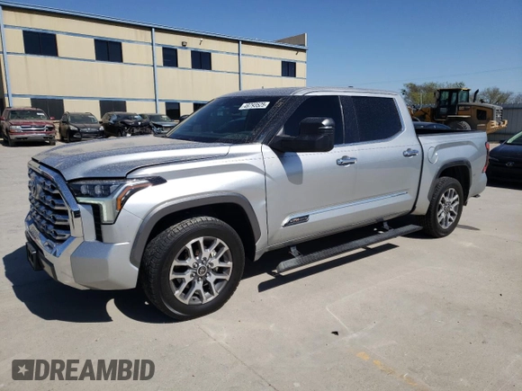 2022 Toyota Tundra 1794 Edition with VIN 5TFMA5ABXNX005457, listed as a Copart auction lot 49793525 with 58,484 mi miles and Clean title. Bid and sale history available at DreamBid. Image 1.