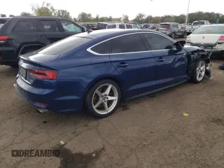 2018 Audi A5 Sportback Premium Plus with VIN WAUENCF52JA087355, listed as a Copart auction lot 69215303 with 51,751 mi miles. Bid and sale history available at carsss.com. Image 3.
