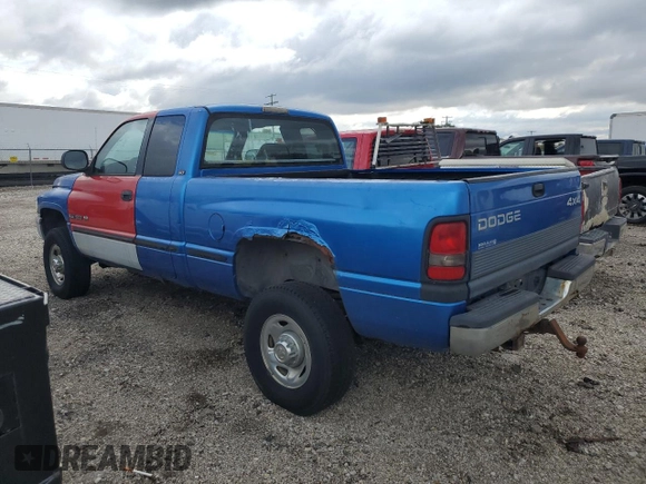 1998 Dodge 2500 with VIN 1B7KF23Z8WJ246326, listed as a Copart auction lot 74606374 with 108,937 mi miles and Clean title. Bid and sale history available at DreamBid. Image 2.