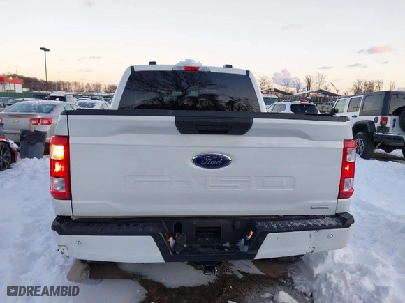 2022 Ford F-150 XL with VIN 1FTEW1EP1NFA62317, listed as a IAAI auction lot 41249703 with 57,990 mi miles. Bid and sale history available at carsss.com. Image 16.