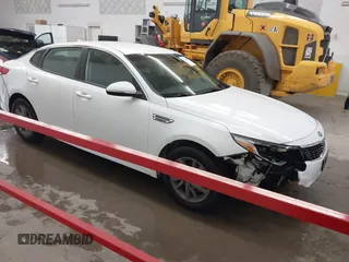 2020 Kia Optima LX with VIN 5XXGT4L34LG418924, listed as a IAAI auction lot 42314647 with 104,767 mi miles and . Bid and sale history available at DreamBid. Image 1.
