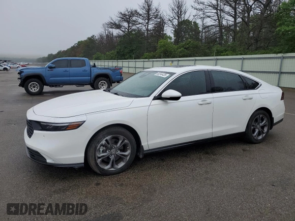 2023 Honda Accord EX-L с VIN 1HGCY2F68PA007524, выставлен на аукционе Copart как лот 60244435 с пробегом 17 857 миль миль и Списание • Salvage title. История ставок и продаж доступна на DreamBid. Изображение 1.