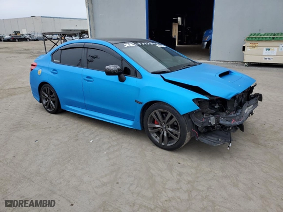 2017 Subaru WRX Premium with VIN JF1VA1E64H9802599, listed as a Copart auction lot 45592575 with 179,945 mi miles and Salvage Title. Bid and sale history available at carsss.com. Image 4.