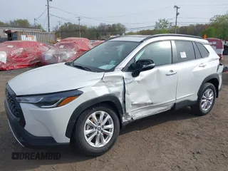 2024 Toyota Corolla Cross LE with VIN 7MUBAABG2RV114524, listed as a IAAI auction lot 42117794 with 2,781 mi miles and . Bid and sale history available at DreamBid. Image 6.