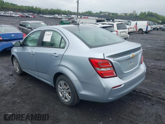 2017 Chevrolet Sonic LS with VIN 1G1JB5SG8H4144690, listed as a IAAI auction lot 42534639 with 51,971 mi miles and . Bid and sale history available at DreamBid. Image 3.