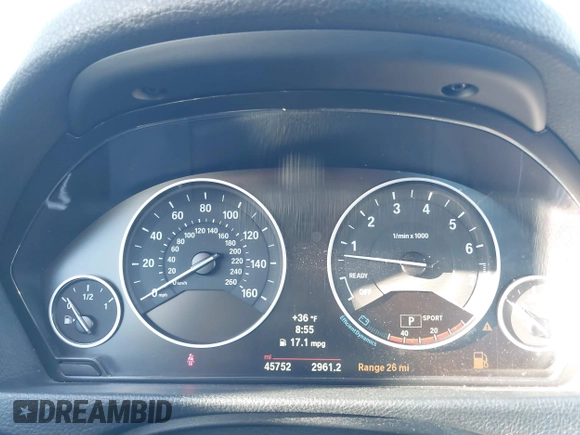 2014 BMW 3 Series 335i xDrive with VIN WBA3B9G55ENR90731, listed as a IAAI auction lot 41807046 with 45,752 mi miles and . Bid and sale history available at carsss.com. Image 7.
