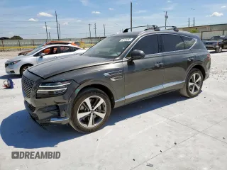 2024 Genesis GV80 with VIN KMUHCESC9RU188311, listed as a Copart auction lot 62138365 with 26,354 mi miles and Salvage title. Bid and sale history available at DreamBid. Image 1.
