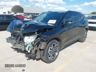 2022 Chevrolet Blazer RS z VIN 3GNKBERS3NS201645, wystawiony jako IAAI lot #42236399 z przebiegiem 24 218 mil mil oraz . Historia ofert i sprzedaży dostępna na DreamBid. Obrazek 2.