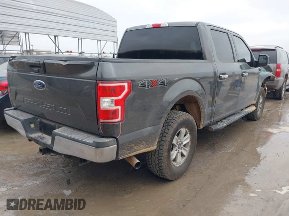 2018 Ford F-150 XL with VIN 1FTEW1E51JKE01917, listed as a IAAI auction lot 41513535 with 112,487 mi miles. Bid and sale history available at carsss.com. Image 4.