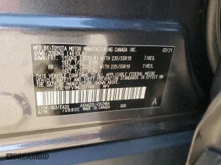 2021 Toyota RAV4 XLE Premium with VIN 2T3C1RFV1MC127148, listed as a Copart auction lot 53295515 with 58,070 mi miles and Salvage Title. Bid and sale history available at carsss.com. Image 13.