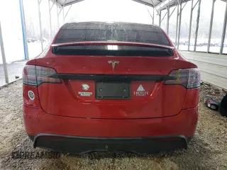 2023 Tesla Model X with VIN 7SAXCBE52PF365140, listed as a Copart auction lot 44564965 with 27,107 mi miles and Salvage Title. Bid and sale history available at DreamBid. Image 6.
