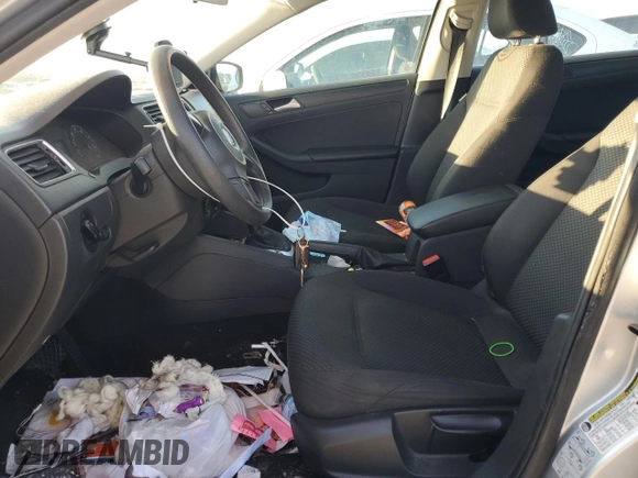 2014 Volkswagen Jetta Sedan S with VIN 3VW2K7AJ7EM251134, listed as a Copart auction lot 45774155 with 95,424 mi miles and Salvage Title. Bid and sale history available at carsss.com. Image 7.