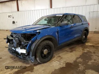 2021 Ford Police Interceptor Utility z VIN 1FM5K8AW6MNA16192, wystawiony jako Copart lot #47219265 z przebiegiem 58 816 mil mil oraz Tytuł czysty. Historia ofert i sprzedaży dostępna na DreamBid. Obrazek 1.